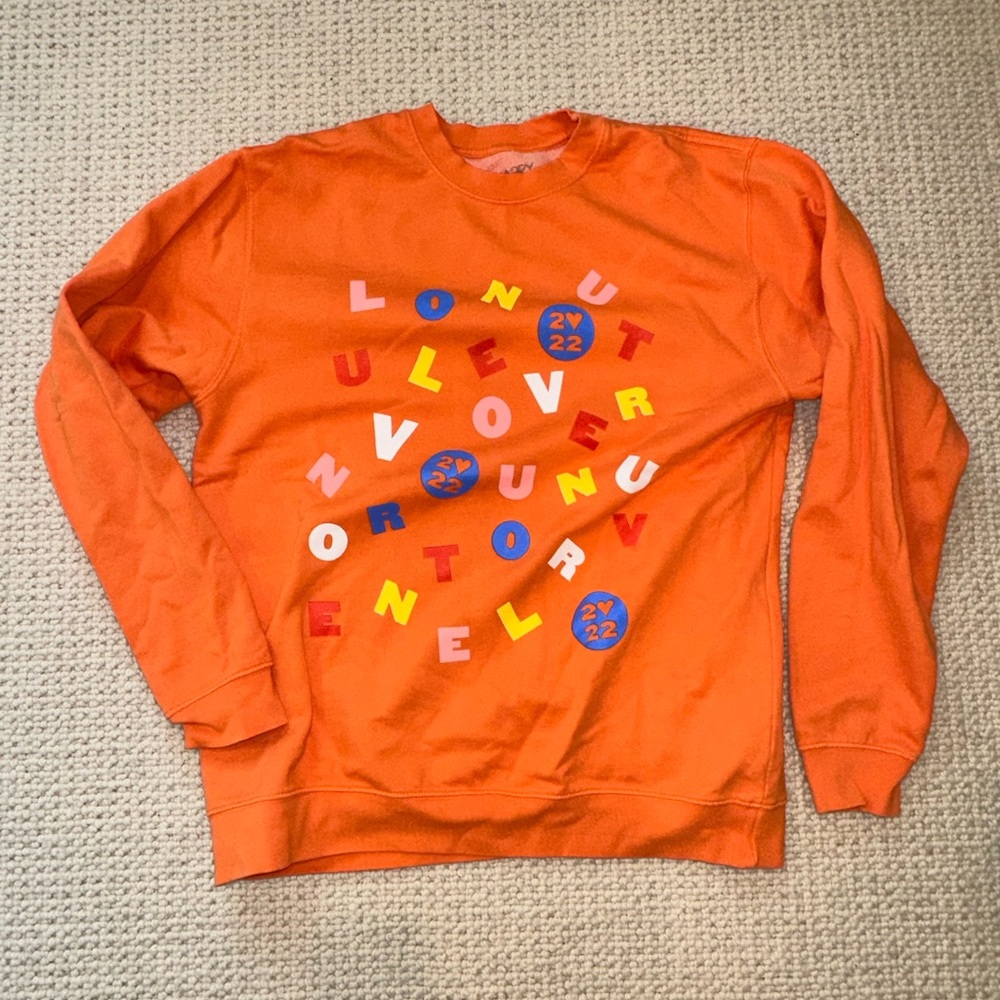 Harry Styles Orange “Love on Tour” Crewneck